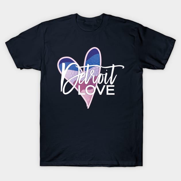 Detroit Love - T-Shirt by sandekel